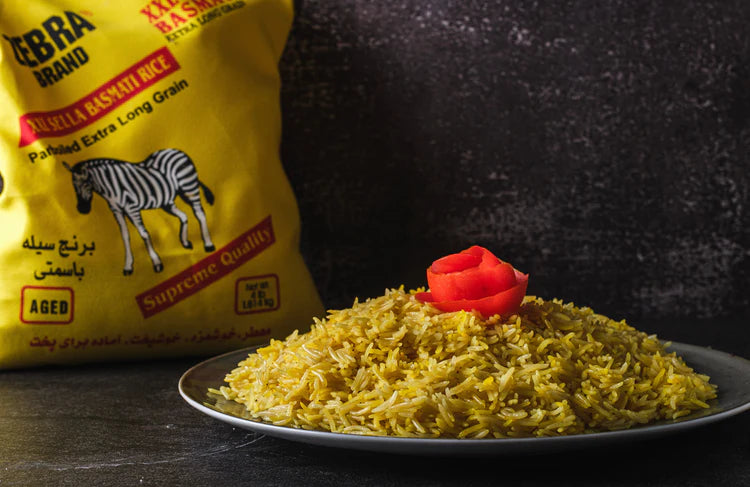 Zebra basmati rice