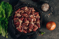 Chicken liver and gizzards