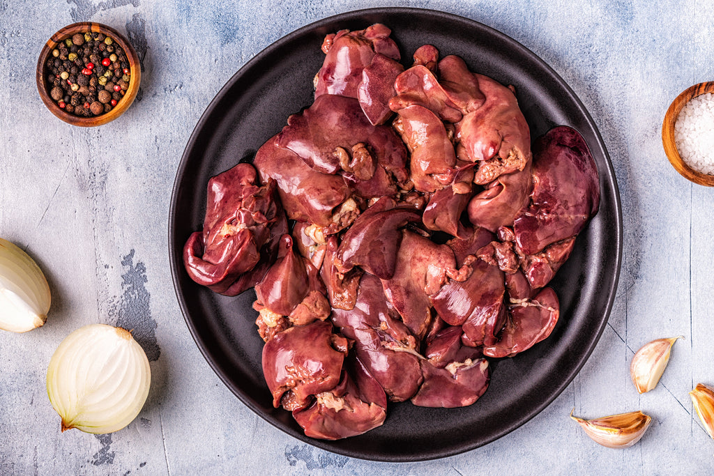 Chicken liver and gizzards