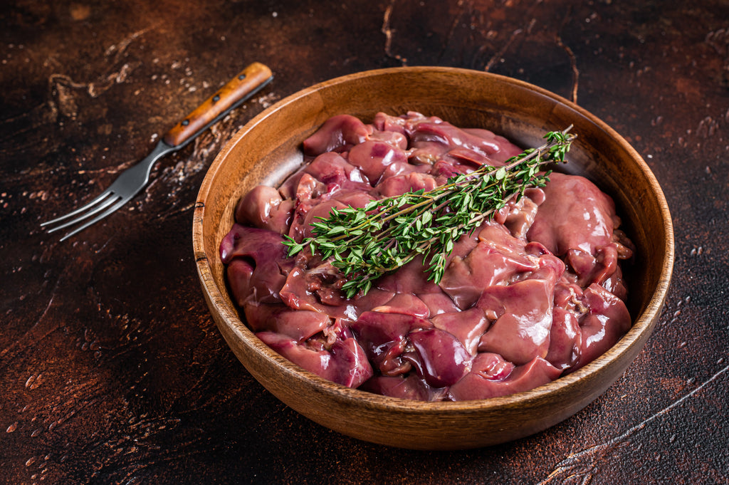 Chicken liver and gizzards